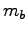 $m_b$