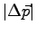 $\vert\Delta \vec p\vert$