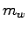 $m_w$