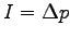 $I = \Delta p$