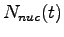 \(N _{nuc} (t) \)