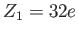 $Z_1 = 32e$