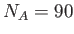 $N_A = 90$