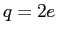 $q=2e$