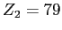 $Z_2 = 79$