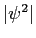 $\vert\psi^2\vert$