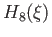 $\displaystyle H_8 (\xi)$