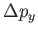 $ \Delta p_y$