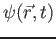 $\psi(\vec r,t)$