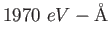 $1970~eV-{\rm\AA}$
