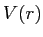 $V(r)$