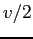 $v/2$