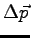 $\Delta \vec p$