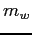 \( m_{w} \)