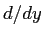 $d/dy$
