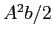 $A^2 b/2$