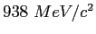$938~MeV/c^2$