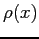 $\rho (x)$