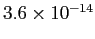 $3.6\times 10^{-14}$