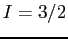 $I=3/2$