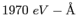 $1970~eV-{\rm\AA}$