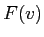 $F(v)$