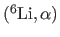 $\rm (^6Li,\alpha)$