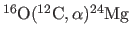 $\rm ^{16}O(^{12}C,\alpha)^{24}Mg$