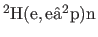 $^2\rm H (e, e′p)n$