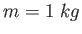 $m=1~kg$