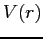 $V(r)$