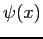 $\psi(x)$