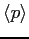 $\langle p \rangle$