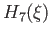 $\displaystyle H_7 (\xi)$