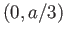 $ (0,a/3)$