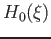 $\displaystyle H_0 (\xi)$