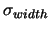 $\sigma_{width}$