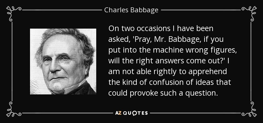 Babbage Quote