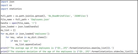 Sample JSON Script